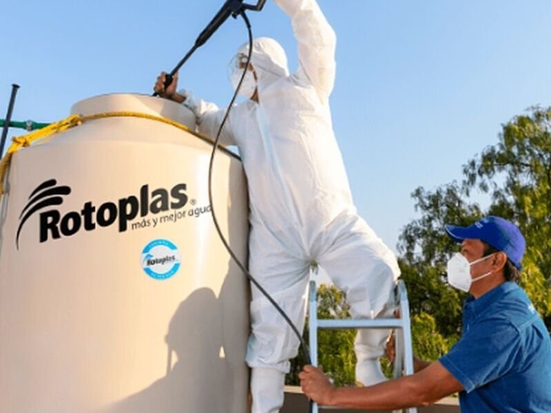 lavado de tinacos en CDMX